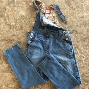 Mini Boden • Denim overalls • size 6